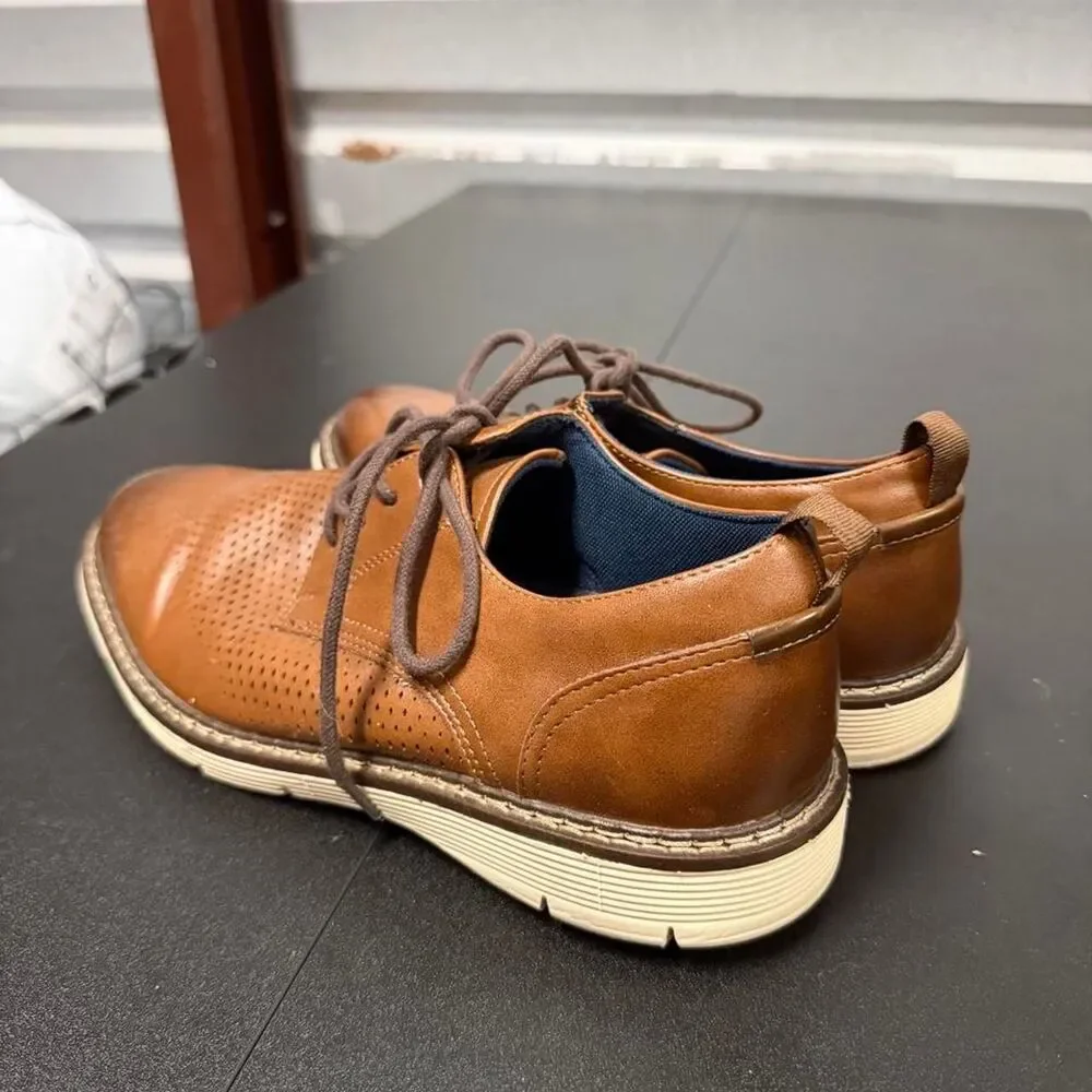 George Men's Brown and Tan Oxfords